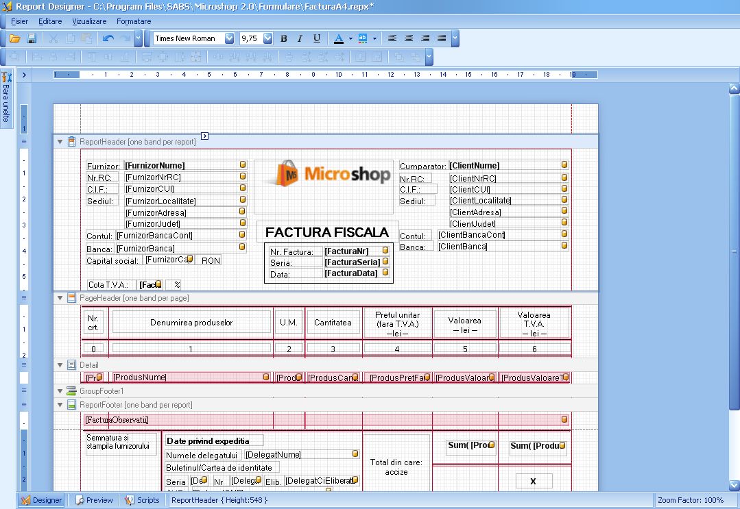 Program De Gestiune Si Facturare